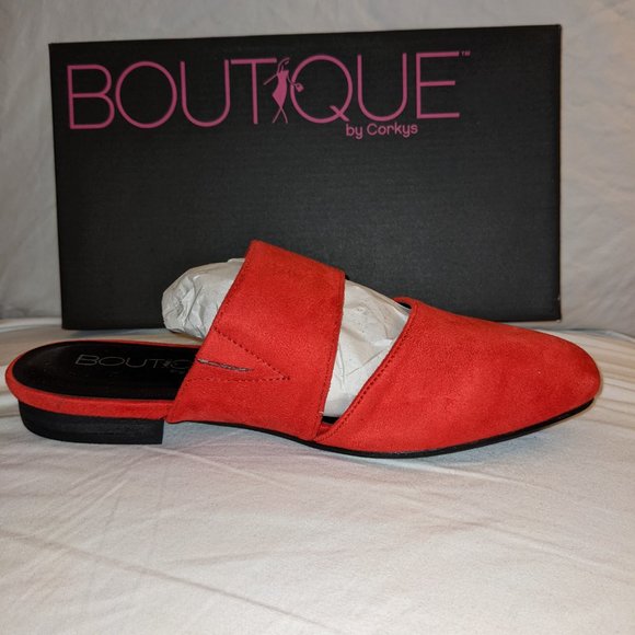 NIB red Corky's Carina slide size 7 - Picture 3 of 8